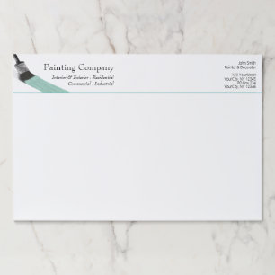 Bloc De Hojas Pintura de la empresa de servicios de pintores Bru