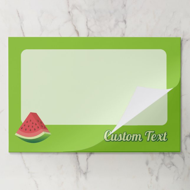 Bloc De Hojas Pista de sandía (Plegada)