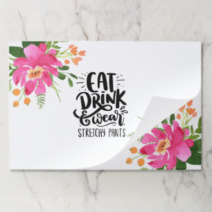 Bloc De Hojas Placemat de papel 