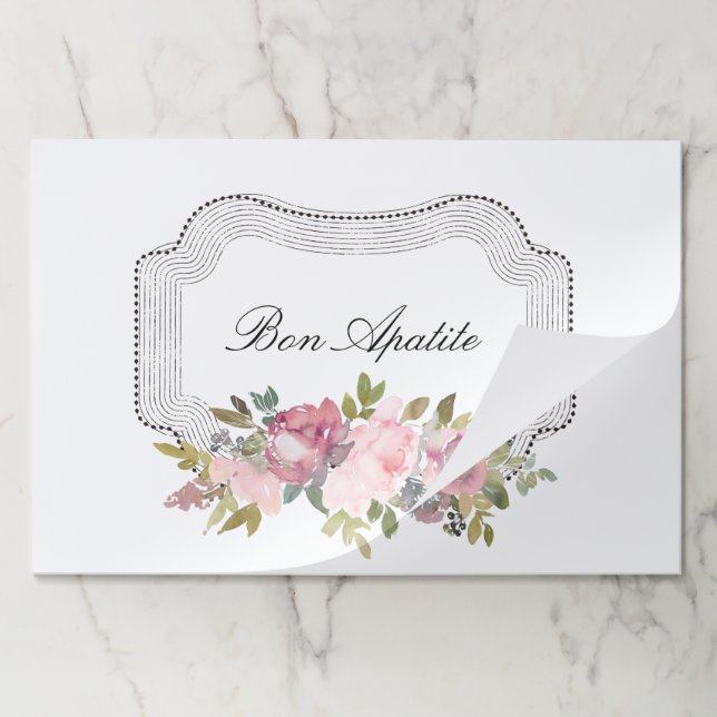 Bloc De Hojas Placemat de papel (Plegada)