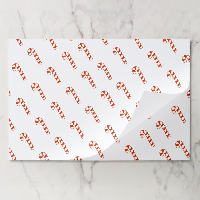 Bloc De Hojas Placemat de papel - Cañones de vándalo rojos a ray (Plegada)