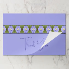 Bloc De Hojas Placemat De Papel Con Acento Floral Mauve