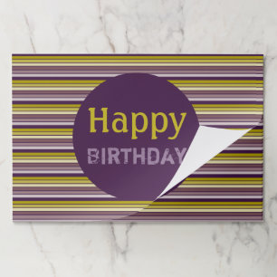 Bloc De Hojas Placemat de papel de 25 piezas