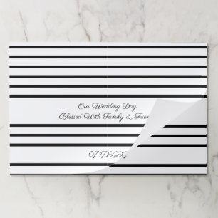 Bloc De Hojas Placemat de papel de boda