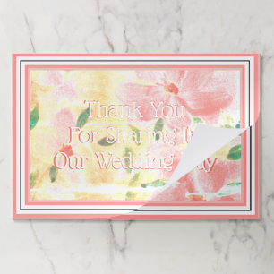 Bloc De Hojas Placemat de papel de decoración de tabla boda