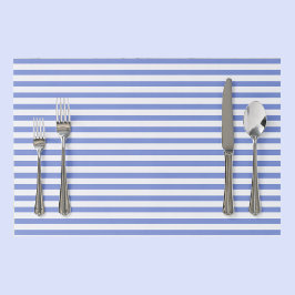 Bloc De Hojas Placemat de papel de rayas náuticas y azules