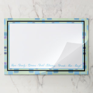 Bloc De Hojas Placemat de papel decorativo