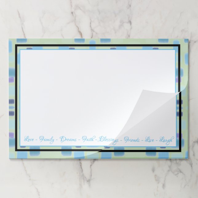 Bloc De Hojas Placemat de papel decorativo (Plegada)