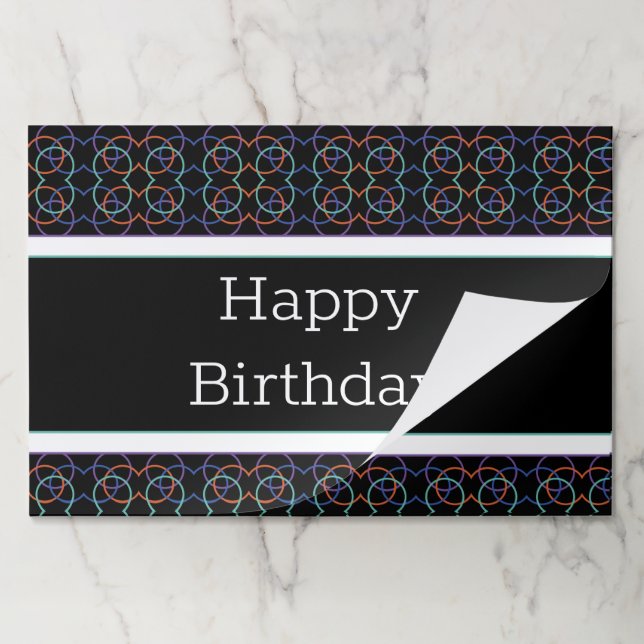 Bloc De Hojas Placemat de papel del decorador de eventos (Plegada)