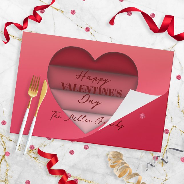 Bloc De Hojas Placemat de papel del Día de San Valentín (Subido por el creador)