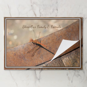 Bloc De Hojas Placemat De Papel Dragonfly De 25 Piezas Con Estil