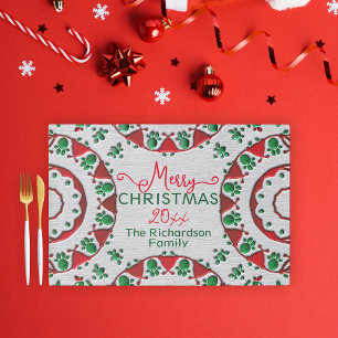 Bloc De Hojas Placemat Navidades de los Motivos Folclóricos Nórd