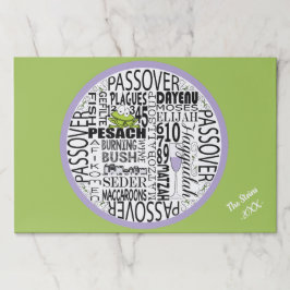 Bloc De Hojas Placemat/Pascua De La Pascua: Papel Pl