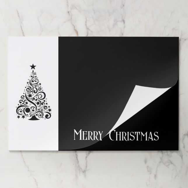 Bloc De Hojas Placemáticas de papel de árbol de vacaciones (Plegada)