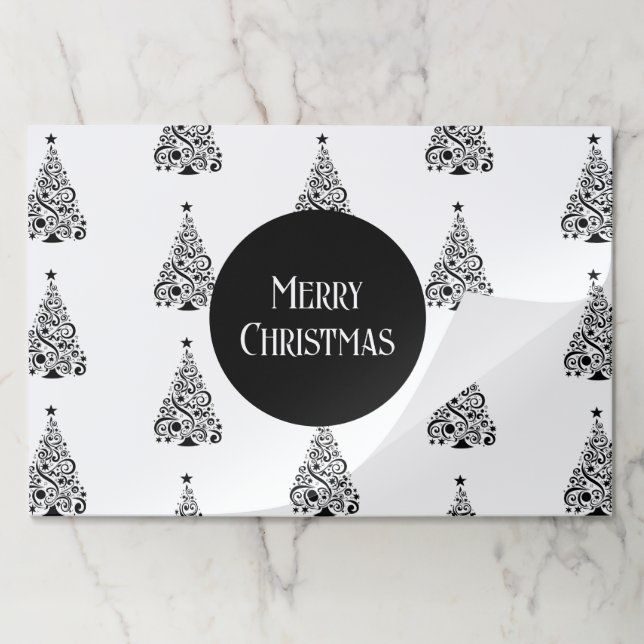 Bloc De Hojas Placemáticas de papel de árbol de vacaciones (Plegada)