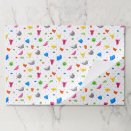 Bloc De Hojas Placemáticas de papel de cumpleaños de escalada en