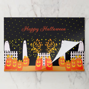 Bloc De Hojas Placemáticas de papel de Halloween