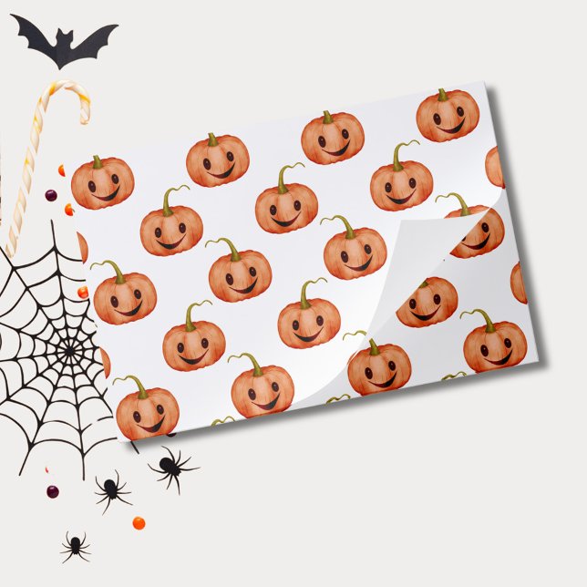 Bloc De Hojas Placemáticas de papel de Halloween con calabaza (Subido por el creador)