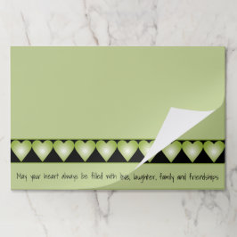 Bloc De Hojas Placemáticas de papel de personalizable