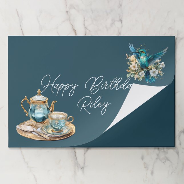 Bloc De Hojas Placemáticas de papel desgarrador de Hummingbird T (Plegada)