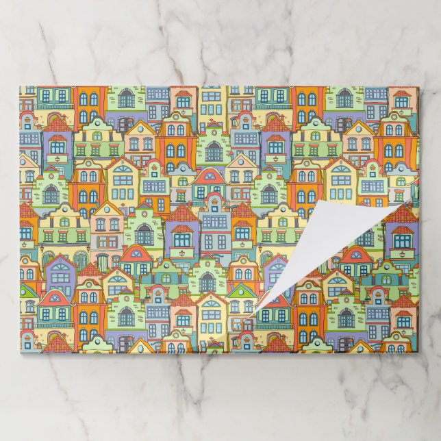 Bloc De Hojas Placemáticas de papel para Fiestas de la nueva cas (Plegada)