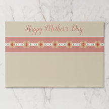 Placemáticas De Papel Rosado Y Rosa