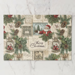 Bloc De Hojas Placemats de papel de Navidades albañiles