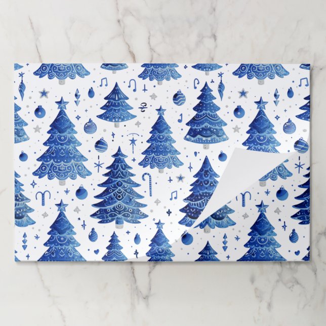Bloc De Hojas Placemats de papel de Navidades albañiles (Plegada)