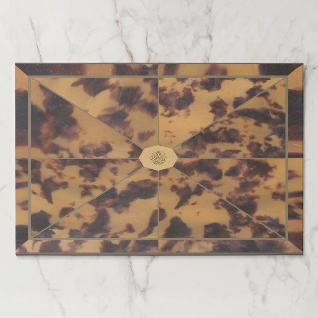 Bloc De Hojas Plaquetas de papel tortuga (Anverso)