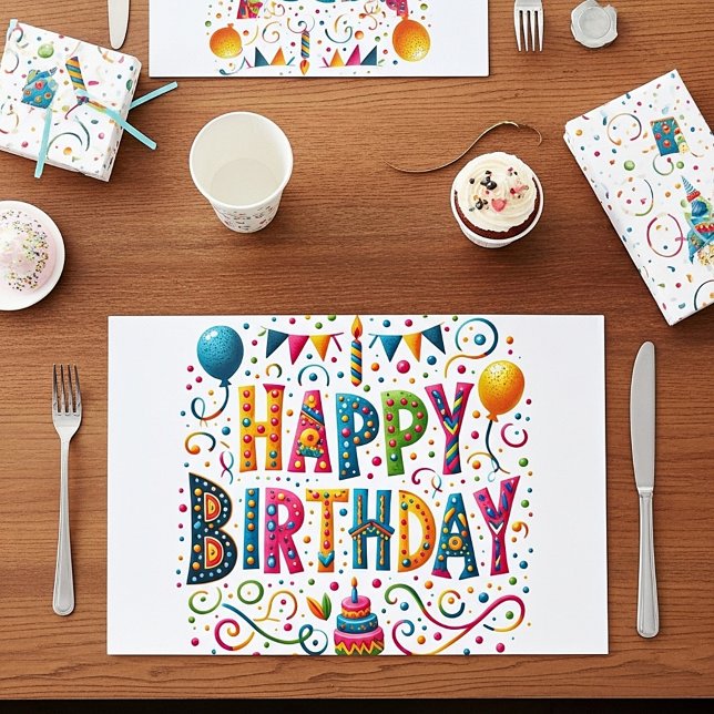 Bloc De Hojas Plazas de cumpleaños felices (Subido por el creador)