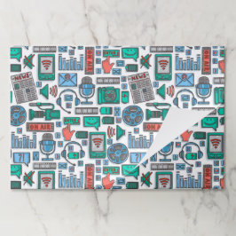 Bloc De Hojas Podcast Placemáticas de papel de cumpleaños