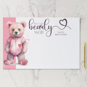 Bloc De Hojas Podemos esperar con ansias el oso de las acuarelas