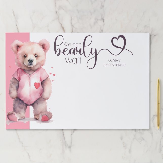 Bloc De Hojas Podemos esperar con ansias el oso de las acuarelas (In situ)