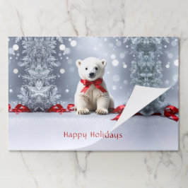 Bloc De Hojas Polar Bear Christmas Holiday Tearaway