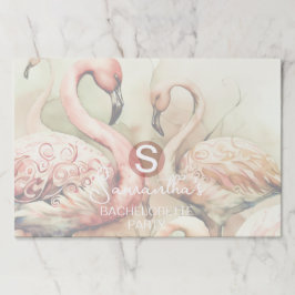 Bloc De Hojas Posavasos de papel para fiestas de flamencos