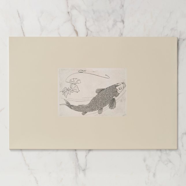 BLOC DE HOJAS PRECIOSO RASGUE LEJOS PLACEMATS DE PAPEL (Anverso)