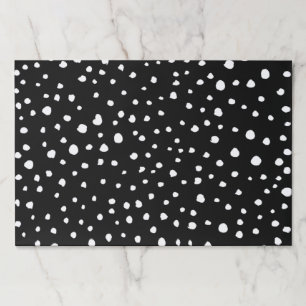 Bloc De Hojas Puntos dálmatas, puntos dálmatas, blanco y negro