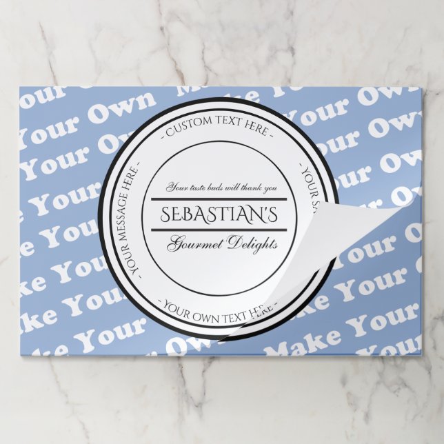 Bloc De Hojas restaurante totalmente personalizado (Plegada)