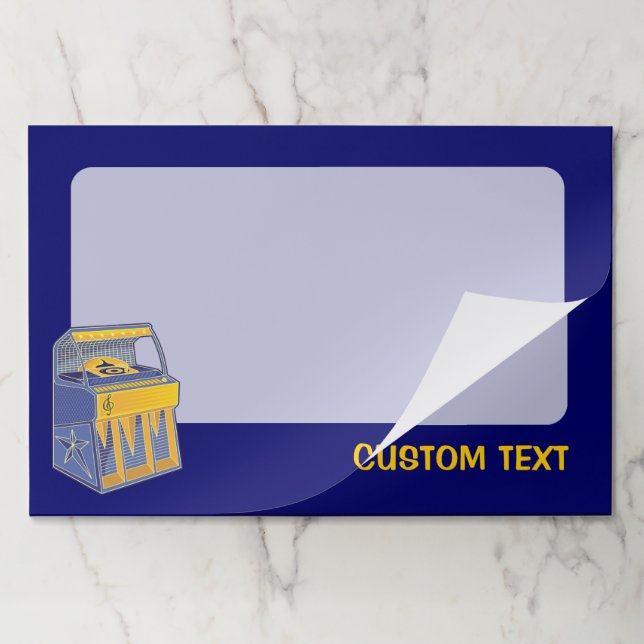 Bloc De Hojas Retro Jukebox (Plegada)