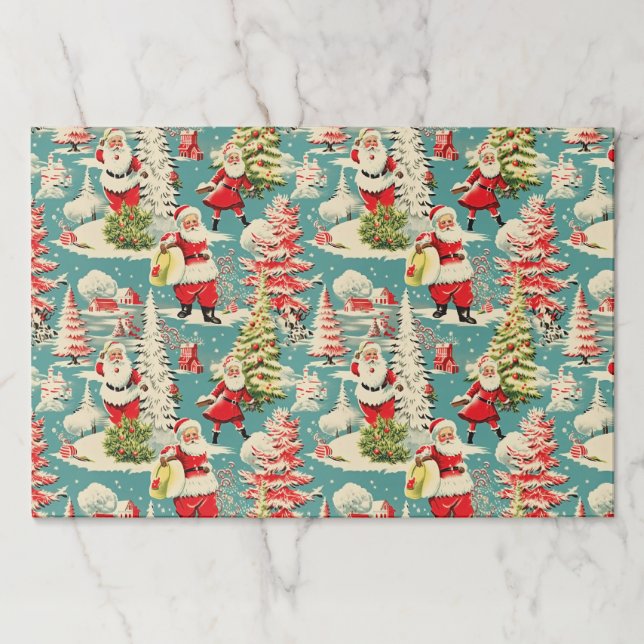 Bloc De Hojas Retro Santa Wonderland 2 (Anverso)