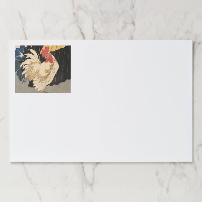 Bloc De Hojas Rooster blanco (Anverso)