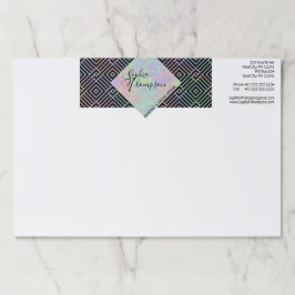 Bloc De Hojas Simétrica holográfica moderna - Pad de papel