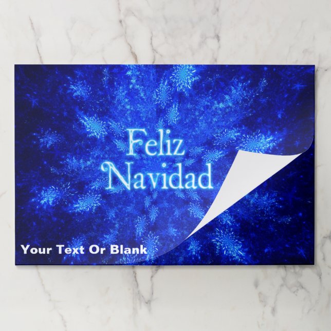 Bloc De Hojas Snowburst - Feliz Navidad (Plegada)