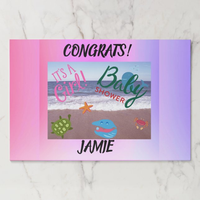 Bloc De Hojas Splash For Joy: La Celebración De La Ducha De Bebé (Anverso)