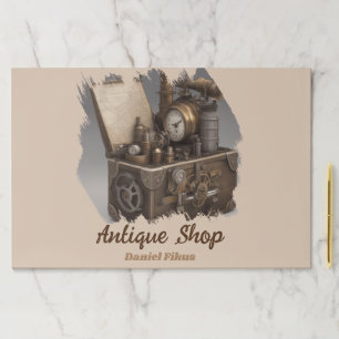 Bloc De Hojas Steampunk Time Machine - Vintage Treasure Chest