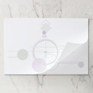 Bloc De Hojas Tattoos Linework   Resumen bohemio púrpura verde