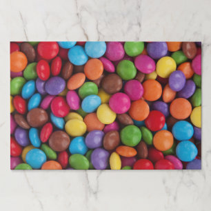 Bloc De Hojas Velas coloridas, Botones de golosinas, Dulces, Com