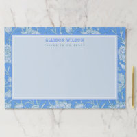 William Morris - Tulipanes salvajes, floral azul e