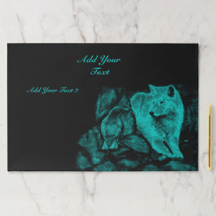 Bloc De Hojas Wolf y Raven en la noche