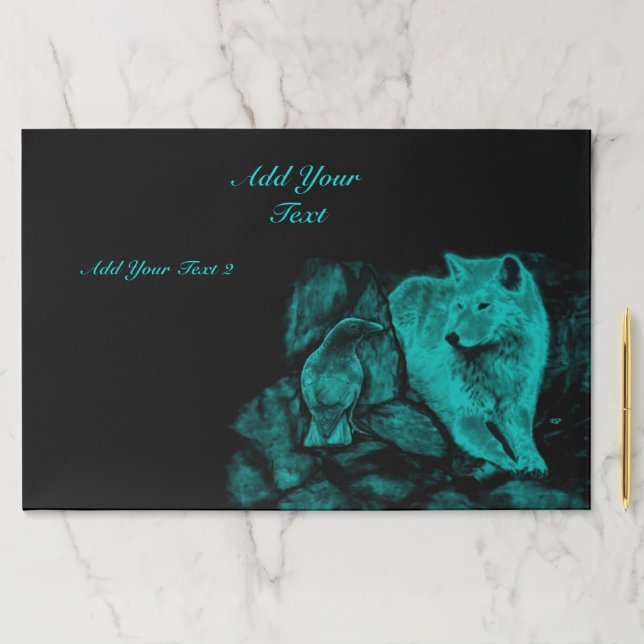 Bloc De Hojas Wolf y Raven en la noche (In situ)